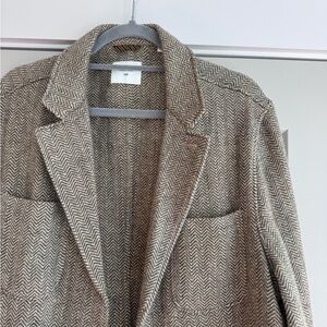 Billy Reid Men's Herringbone Blazer - Tan and Brown